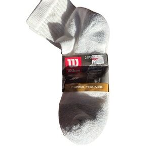 BNWT Wilson cross trainer 2 pack socks